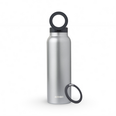 Ringo Water Bottle Steel 32 OZ - SCREW LID 946 ml - Silver