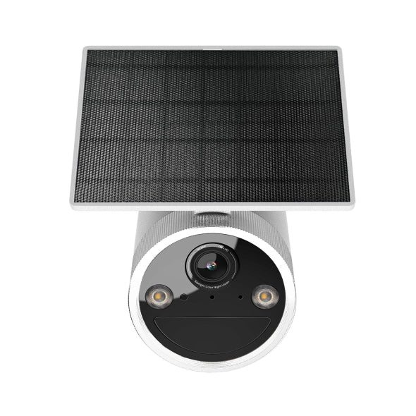 Battery-Powered Security Camera with Built-In Solar Panel 4K