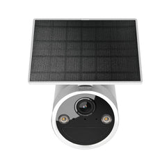Battery-Powered Security Camera with Built-In Solar Panel 4K