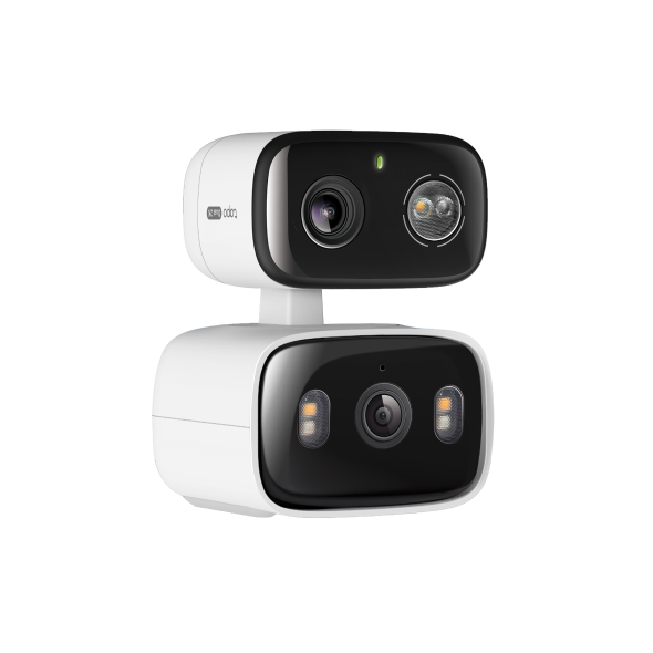 Indoor/Outdoor Dual Lens Pan/Tilt Security Camera