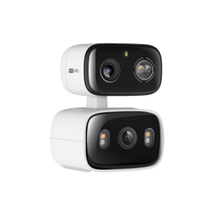 Indoor/Outdoor Dual Lens Pan/Tilt Security Camera