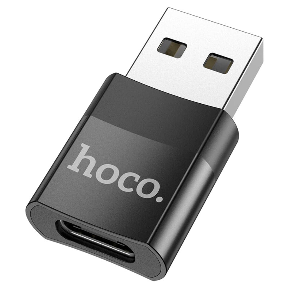 HOCO UA17 2 in 1 iP Male Type C Male to USB Female Adapter