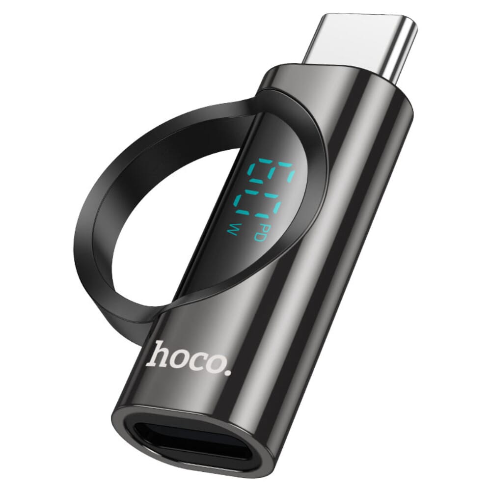 محول شاشة HOCO UA32A من ذكر USB-C إلى أنثى لايتنينج