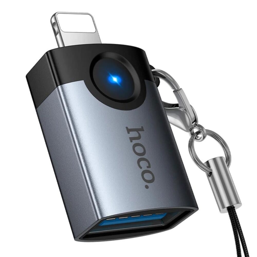 محول HOCO UA46 Victory من ذكر iP إلى أنثى USB