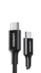 كابل شحن UGREEN USB-C 2.0 بقوة 100 واط بطول 2 متر (أسود)US300
