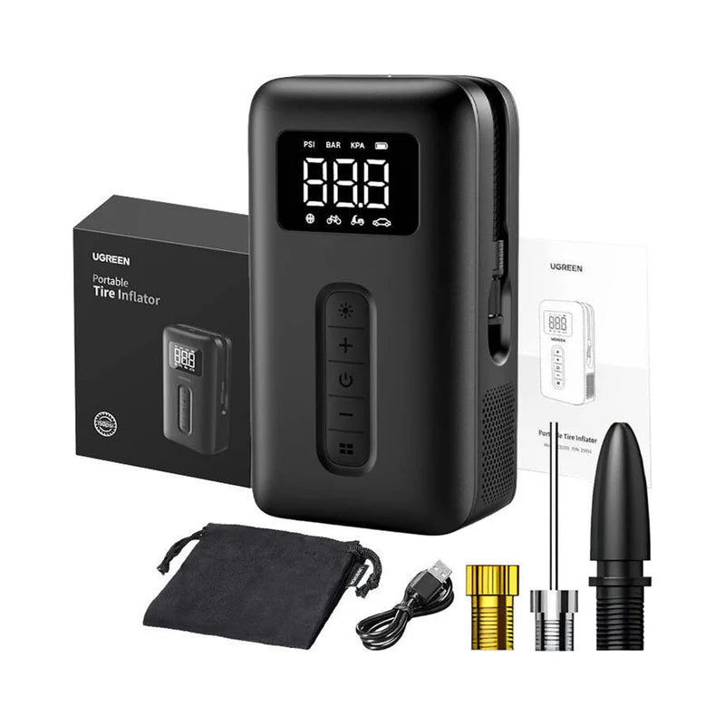 UGREEN Portable Tire Inflator 15951 (Black)