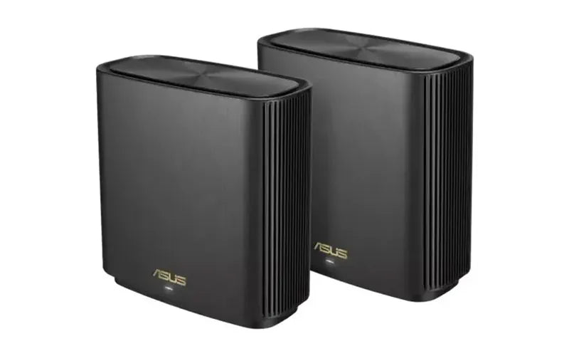 ASUS XT8 (B-2-PK) ZenWifi AX6600 Whole Home Tri-Band Mesh WiFi 6 (Black-G20)
