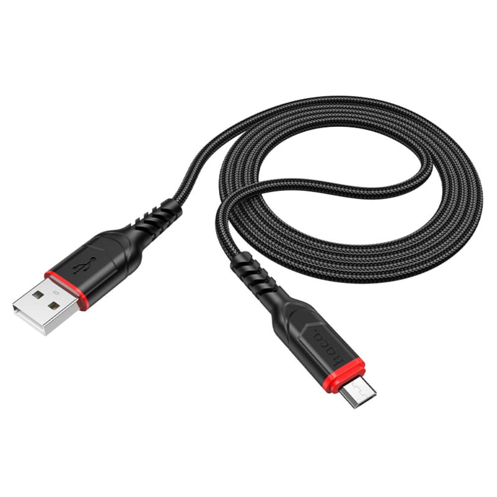 كابل شحن بيانات HOCO X59 بطول 3 أمتار بمنفذ Micro USB موديل Victory