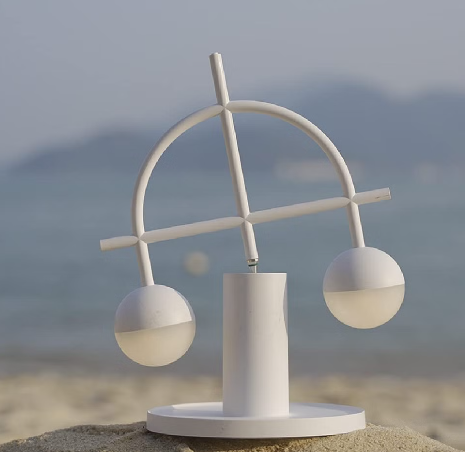 LED Magnetic Balance Table Desk Lamp with Night Light - Rechargeable