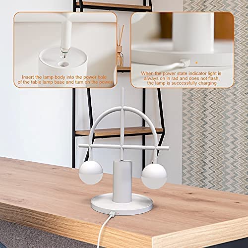 LED Magnetic Balance Table Desk Lamp with Night Light - Rechargeable