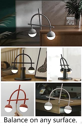 LED Magnetic Balance Table Desk Lamp with Night Light - Rechargeable