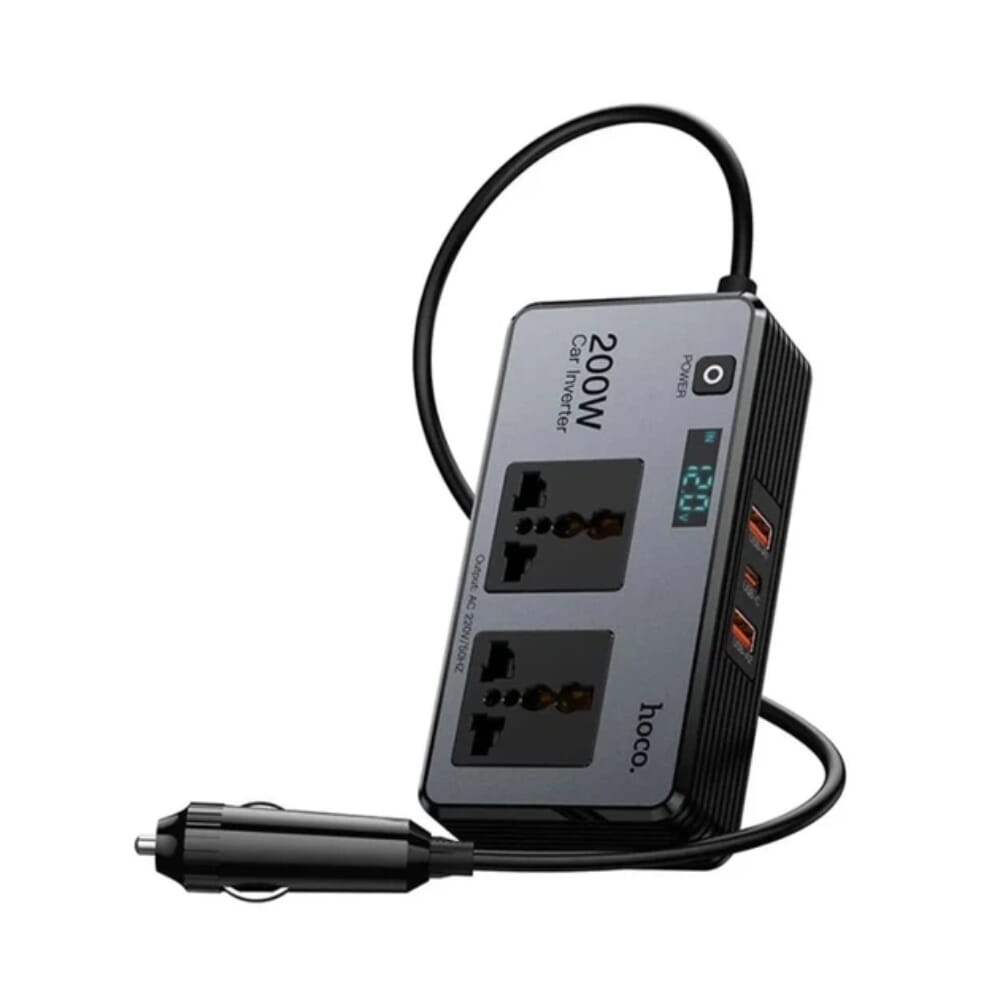 عكس سيارة HOCO Z66 جديد بمقبسين عالميين PD66W