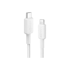 Anker 322 USB-C to Lightning Cable Braided (0.9m/3ft) - White