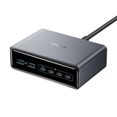 Anker Prime Charger 200W, 6 Ports, GaN -Silver
