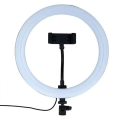 Professional Ring Fill Light with Adjustable Color Temperature and Phone Holder (Stand Not Included)