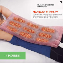 Massaging Heating Weighted Pad for Targeted Muscle and Joint Relief
