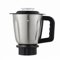 PURE 2 in 1 Stainless Steel Blender with 400W Motor, 1L Blending Jar, Multi-Speed Rotary Control, Pulse Function, Grinder Attachment & Stainless Steel Blades