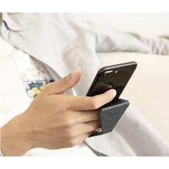Allocacoc Phone Stand Moft Grey Foldable Adjustable Mobile Holder For Desk - DH0183GY-PSMOFT