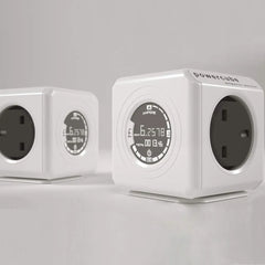 Allocacoc PowerCube Extended Monitor UK 1.5M Surge-Protected Power Extension With Multiple Outlets - 8930-UKEXMO