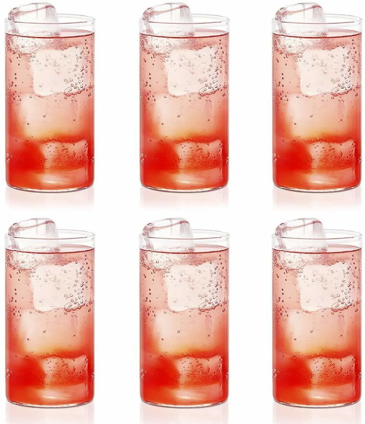 Borosil Vision Glasses -  Set of Six – 350ml | Premium Borosil Heat Resistant Flameproof Scratch Resistant Microwave Oven Safe Drinking Glasses