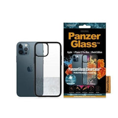 PanzerGlass Mikael B Limited Edition ClearCase Apple iPhone 12 Pro Max Anti-Bacterial Shockproof Designer Back Cover with Tempered Glass & Recycled TPU Frame