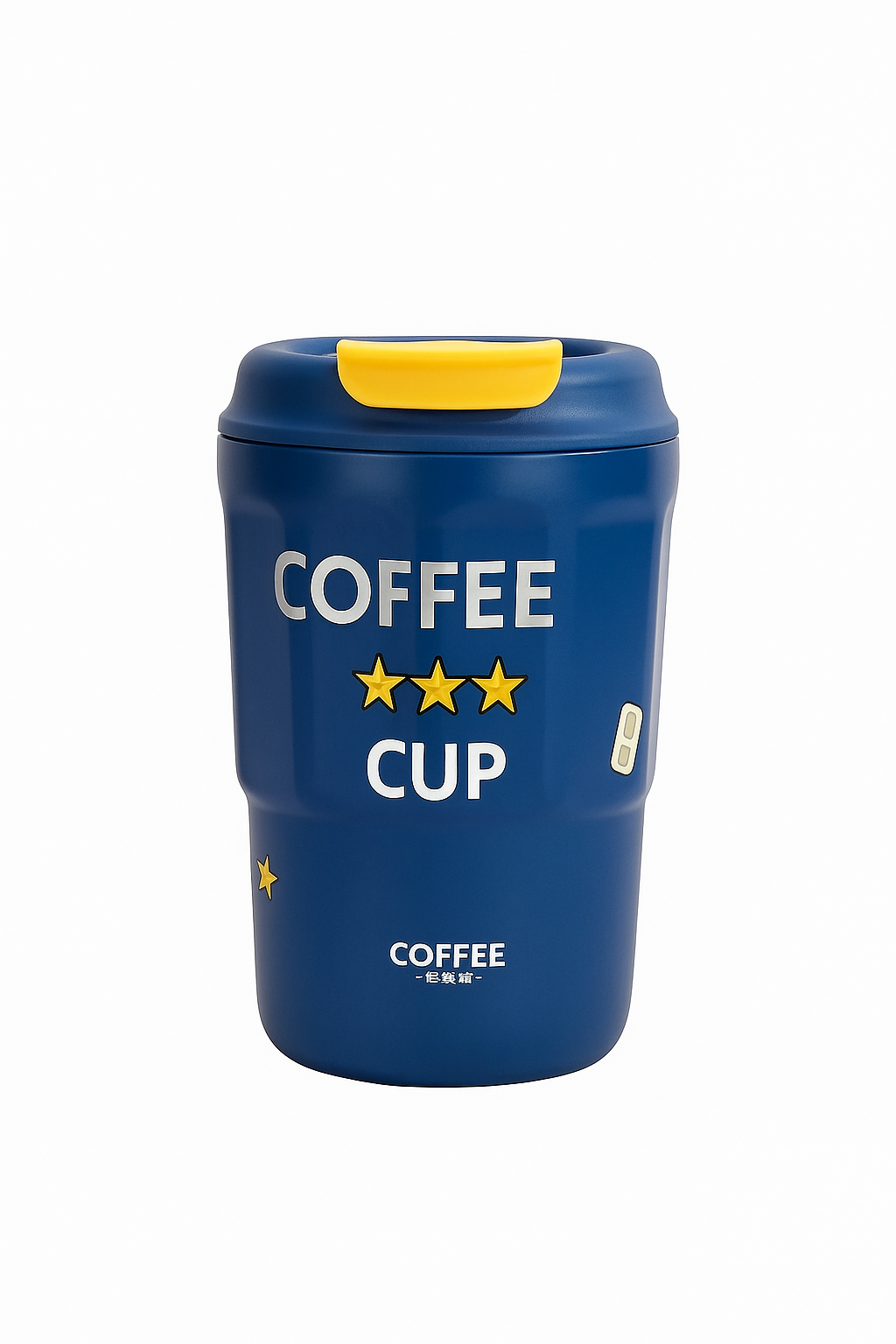 D.kadi KD7060 Vacuum Coffee Mug, Stainless Steel - 380 ml