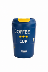 D.kadi KD7060 Vacuum Coffee Mug, Stainless Steel - 380 ml