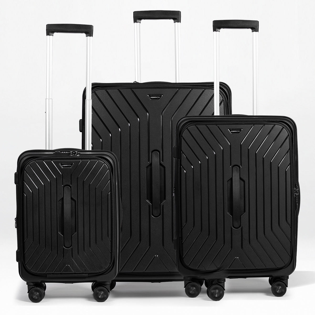 Hardside PP Front Open Luggage Set â€“ 20"/24"/28"