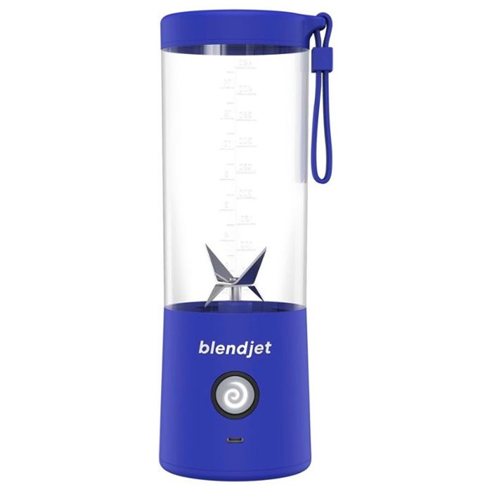 Blendjet V2 Portable Blender 16oz, Smoothie Maker, Fruit Blender, BPA-Free, 475ml, 200W, Sports Bottle, USB-C Rechargeable - Royal Blue