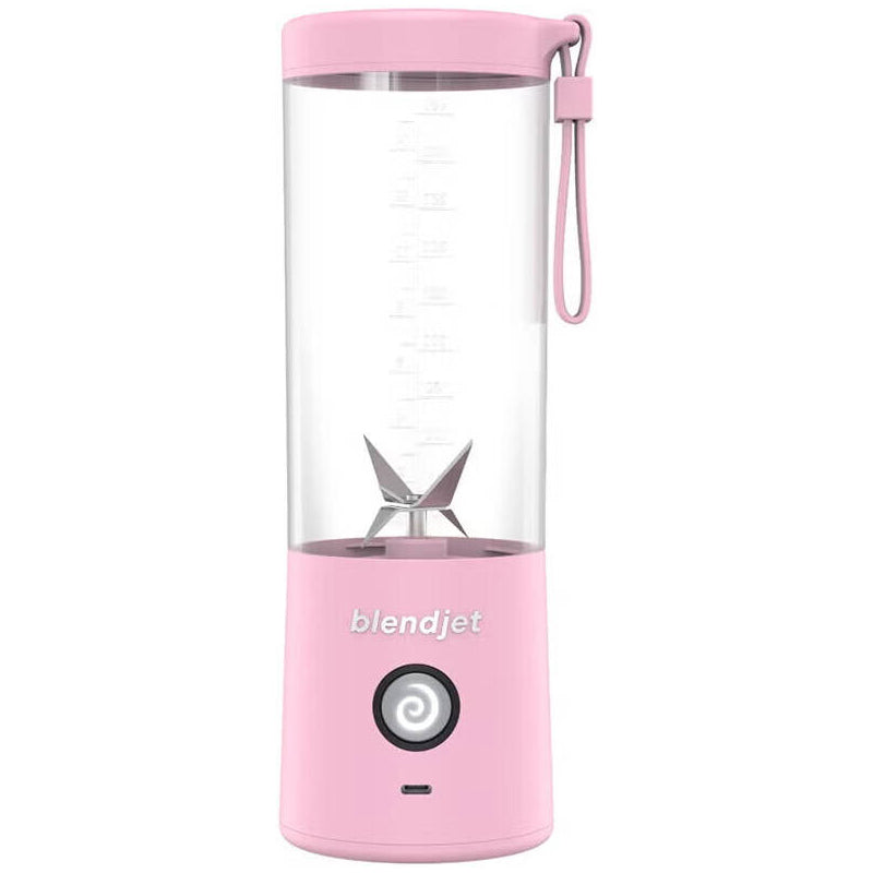 Blendjet V2 Portable Blender 16oz, Smoothie Maker, Fruit Blender, BPA-Free, 475ml, 200W, Sports Bottle, USB-C Rechargeable - Blush