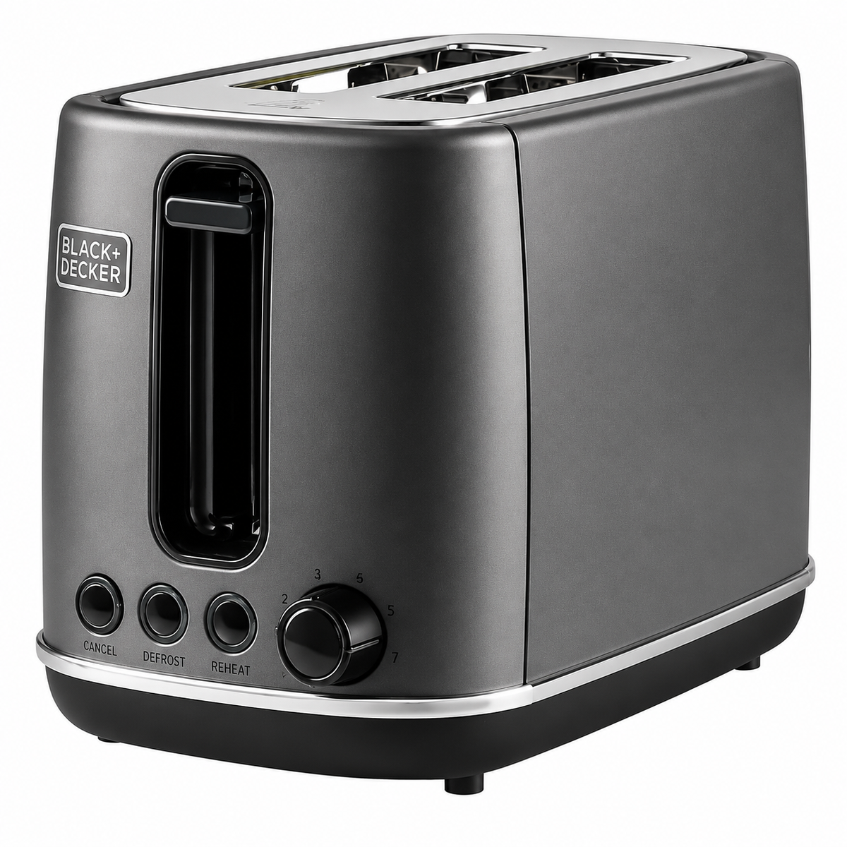 Black & Decker SSET225-B5، محمصة، شريحتين، 1050 واط، صينية فتات قابلة للإزالة