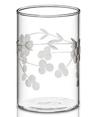 Borosil Berry Vision Glass Set of 6 – 295 ml | with Grape Etching, Microwave Freezer Dishwasher Safe, Scratch Resistant Drinkware
