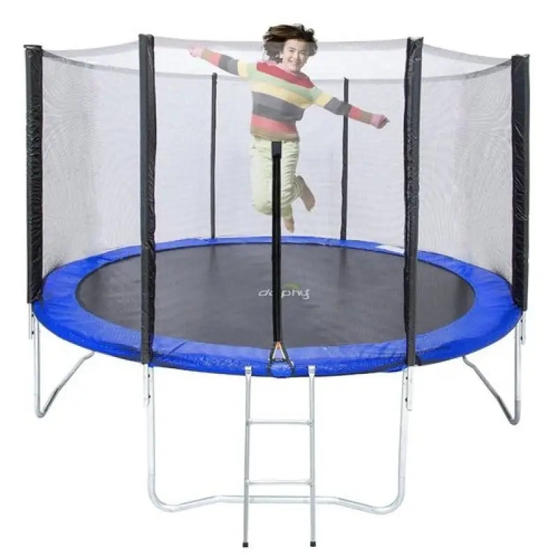 ترامبولين Jump N Joy مع شبكة أمان - داخلي وخارجي