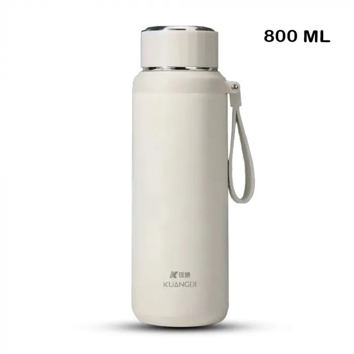 D.kadi Portable Travel Vacuum Bottle 800ml - White