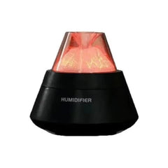 200ML Volcano Aromatherapy Humidifier & Essential Oil Diffuser with Silent Ultrasonic Cool Mist, Volcano LED Light Effect, USB Power & Auto Power-Off Protection