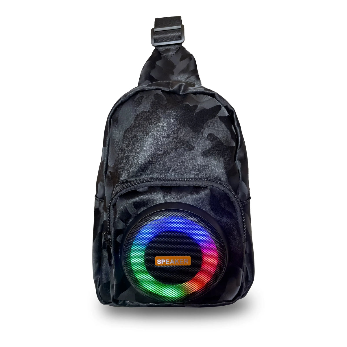Multifunctional Shoulder Bag with 8W Bluetooth 5.4 Speaker, 4 Inch Woofer, TWS Support, FM Radio, TF & USB Playback, 2500mAh Battery, Bag Dimensions: 32 H × 18.5 L × 12.5 W CM