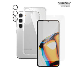 PanzerGlass 3-in-1 Protection Set for Samsung Galaxy S23 with Ultra-Wide Screen Protector, Hard Case & PicturePerfect Camera Lens Protector – Drop, Scratch & Shock Protection