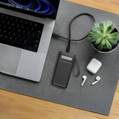 Porodo PD65W Power Bank 60000mAh with Flashlight - Black