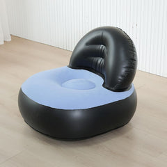 Leedsooy Baby Size Inflatable Sofa Chair with Supportive Backrest, High-Resilience Sponge, Soft-Touch Seat & Airtight Valve for Indoor, Camping & Vacation Use