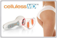 Celluless MD Portable Vacuum Body Massager with Single & Double Roller Attachments, Suction Massage System & Charging Stand for Body Care