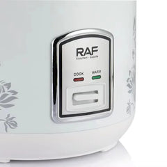 RAF R.180 5L 900W Electric Rice Cooker with Non-Stick Inner Pot, Automatic Keep Warm Function, Constant Temperature Heating, Cooking Basket, Measuring Cup & Serving Spoon