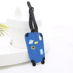 Luggage Shape Silicone Tag