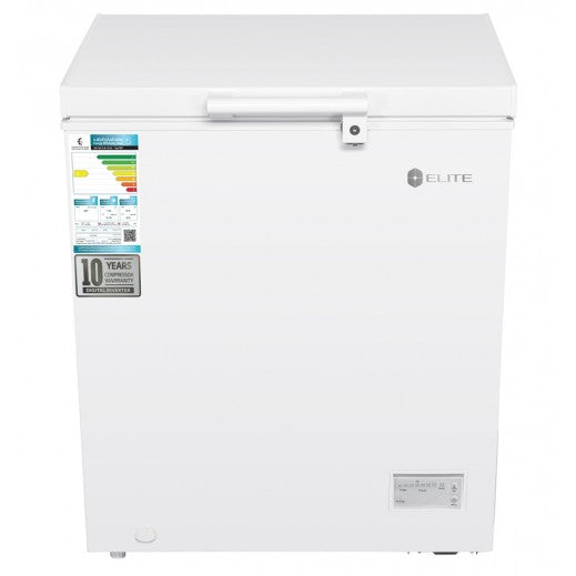 Elite 145L 5.1CFT Chest Freezer ECF145W