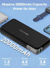 20000 mAh PD Pioneer 20000mAh 70W 3-Port Power Bank - Black