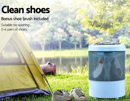 Mini Portable Washing Machine with Low Noise and Intelligent Wash Cycle 3 Kg Capacity