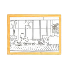 LED Glowing Photo Frame with Adjustable Lighting and Shadow Art