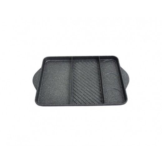 Berlinger Haus Die-Cast 5 in 1 Grill Plate 37.5x27.5x2.5 CM