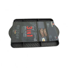 Berlinger Haus Die-Cast 5 in 1 Grill Plate 37.5x27.5x2.5 CM