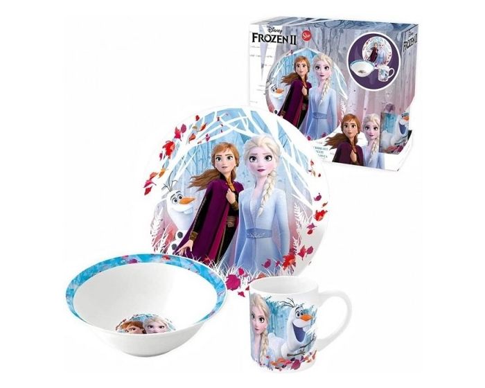 STOR Frozen II Ceramic Snack Set of 3 PCS
