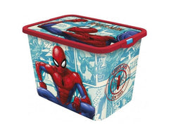 STOR STORAGE CLICK BOX 23 L SPIDERMAN COMIC BOOK